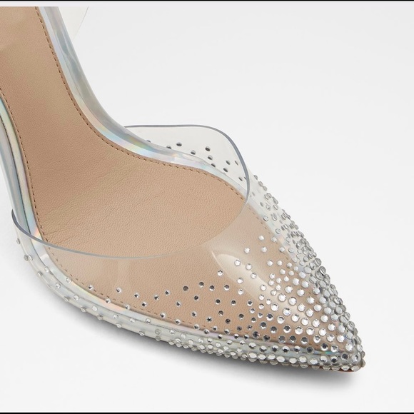 Aldo x Disney Glassslipper Clear Sz 6, 10 - Picture 10 of 11